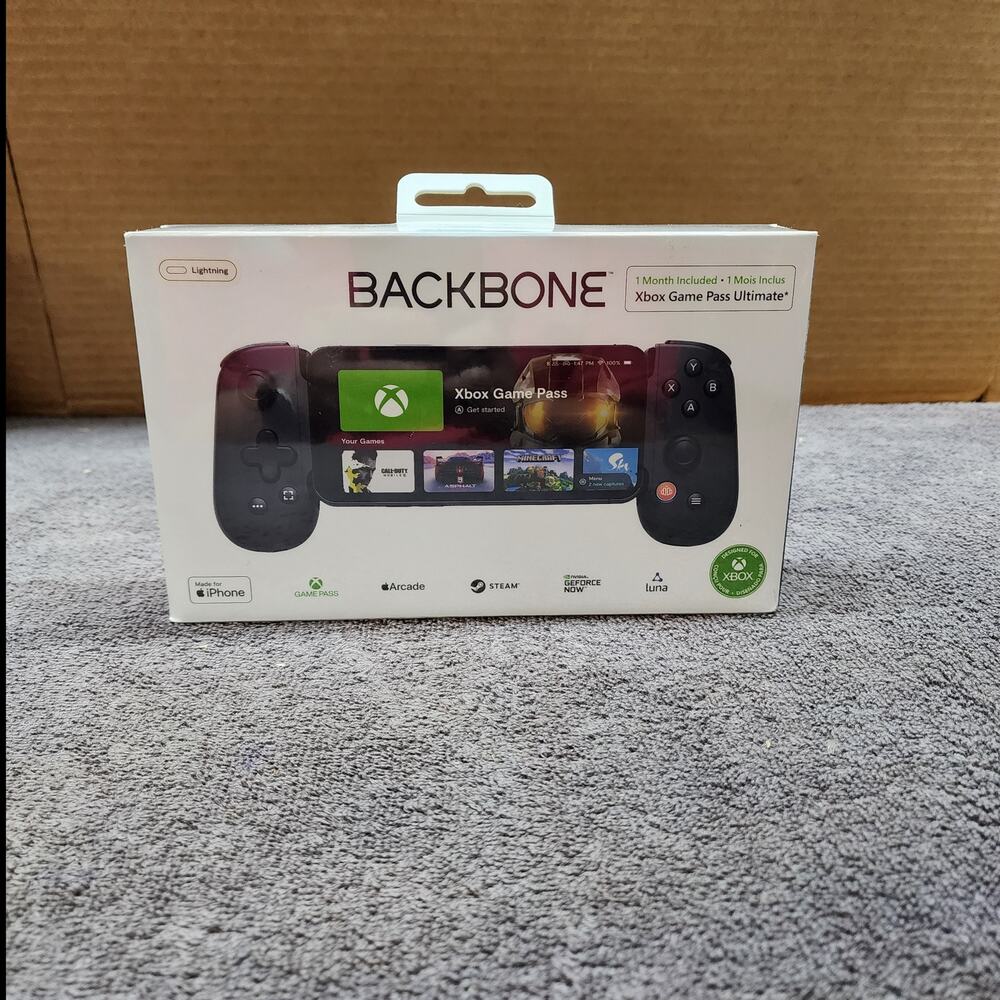 Backbone One Ergonomic Mobile Controller Black for iPhone Xbox Game Pass K